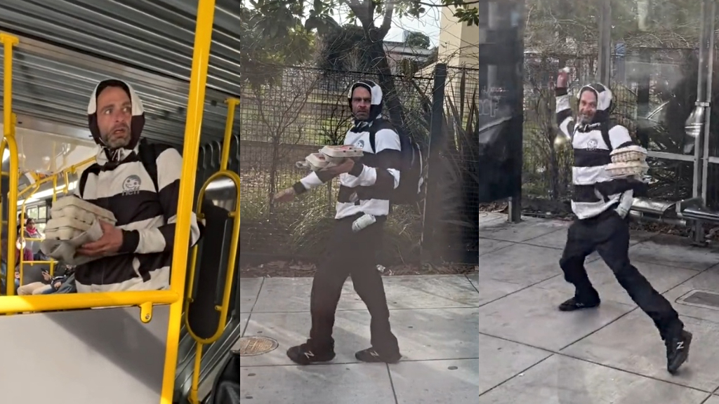 SF MUNI BUS EGG THROWER