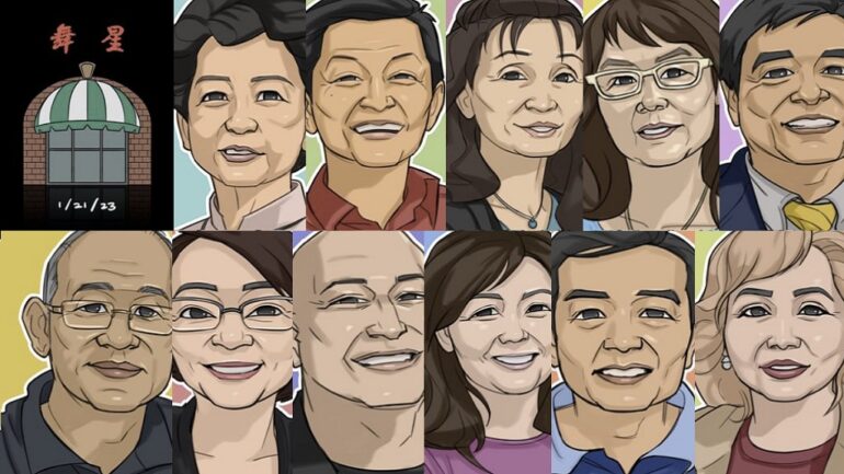 Los Angeles artist pays tribute to victims of Monterey Park mass shooting