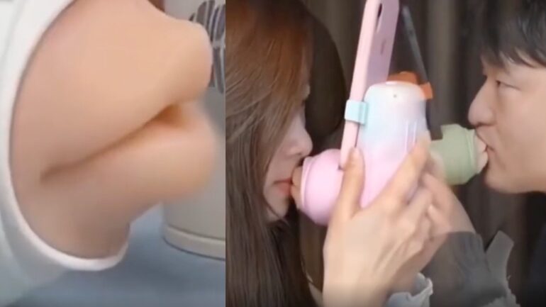 Chinese device allows users to kiss their significant others anywhere in the world