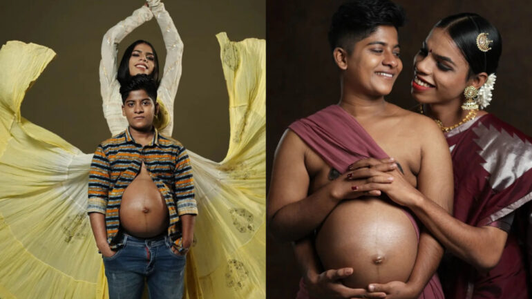 Indian transgender couple go viral for pregnancy photoshoot