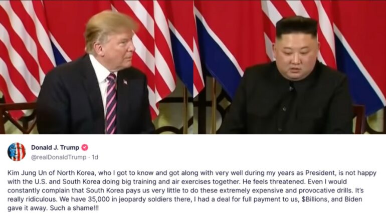 Trump empathizes with Kim Jong Un while defending N. Korea’s recent missile tests
