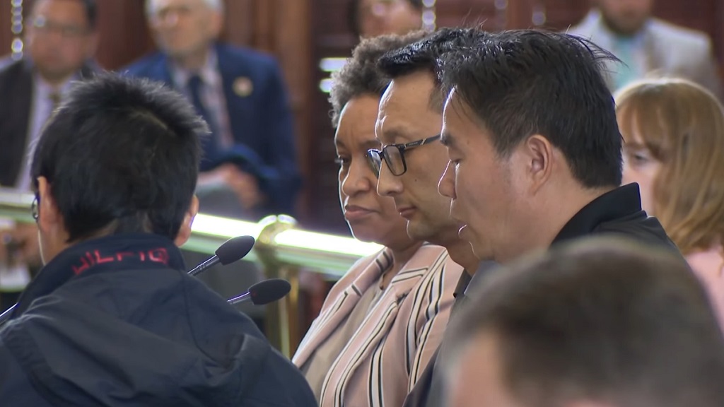Texans testify before the Texas Senate