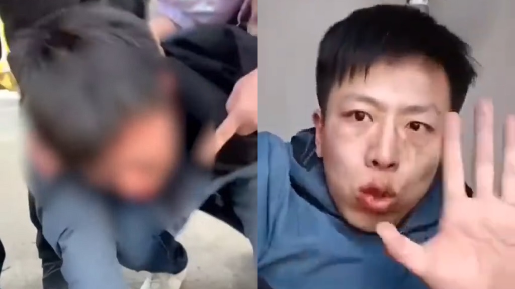 Alleged animal abuser attacked