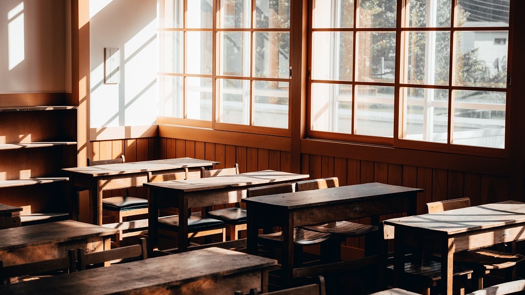 empty classroom