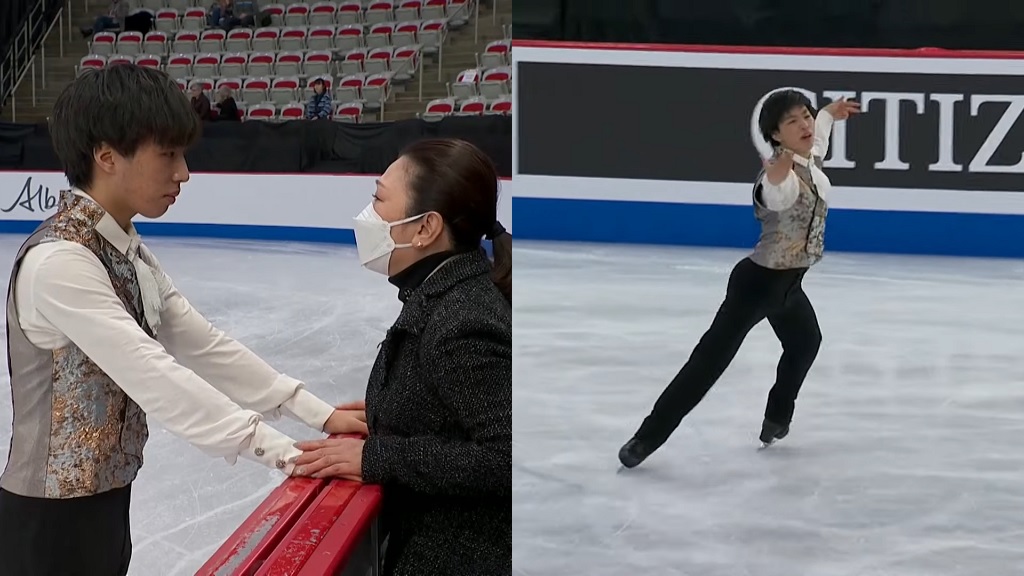 Japan's Kaori Sakamoto is the first woman to win three consecutive wor, Figure Skating