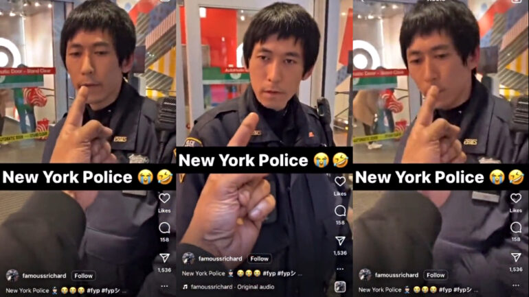 ‘Bruce Lee, shorty’: NYC Asian cop harassed with racist tropes in viral video