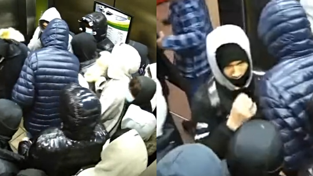 Masked teens trash Chinese restaurant in Queens