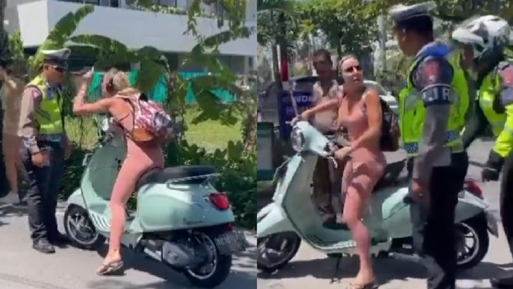 Australian expat yells at Bali police