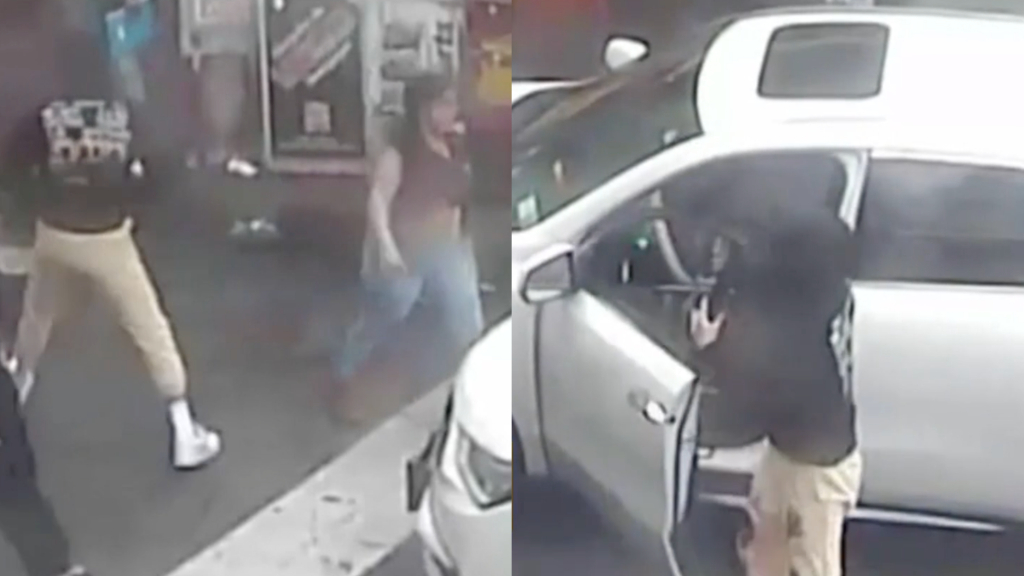 Surveillance images of the attack