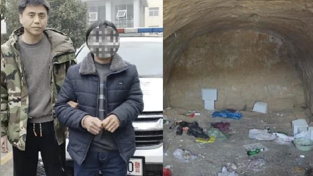 Man hid from police in cave for 14 years