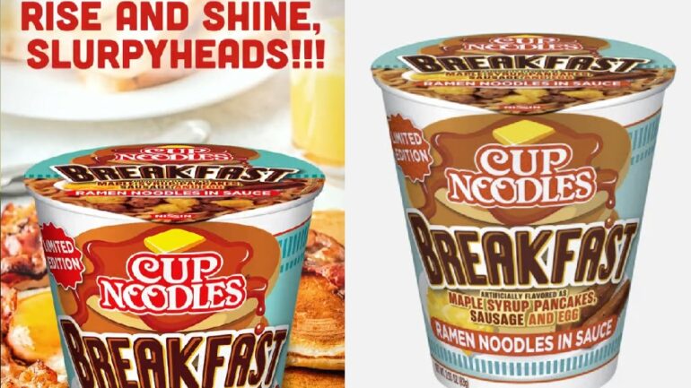 Cup Noodles’ newest flavor tastes like pancakes, sausage and egg