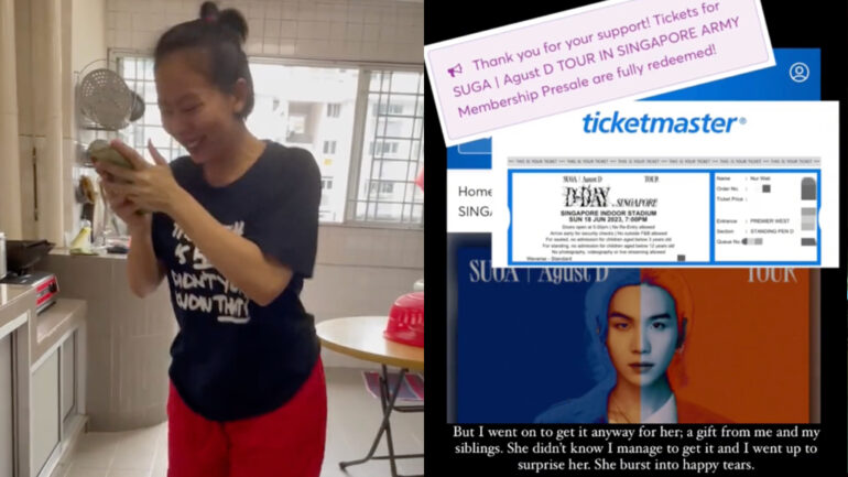 TikTok user fulfills domestic helper’s dream of seeing BTS’ Suga in concert