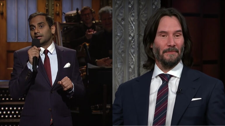 Aziz Ansari to make film directorial debut with ‘Good Fortune’ starring Keanu Reeves and Seth Rogen