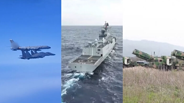 China says it’s ‘ready to fight’ after 3 days of military drills around Taiwan