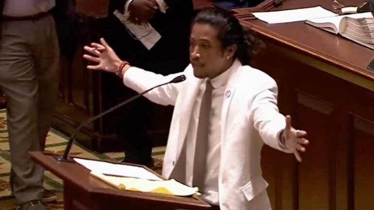Filipino American lawmaker expelled by Tennessee’s Republican-led House over gun control protest