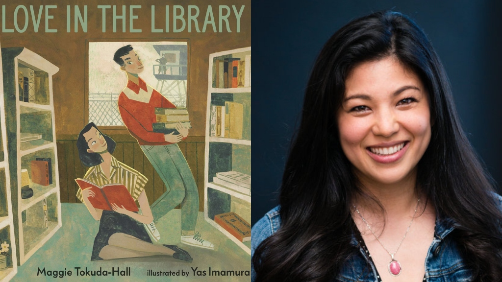 "Love in the library, Maggie Tokuda-Hall