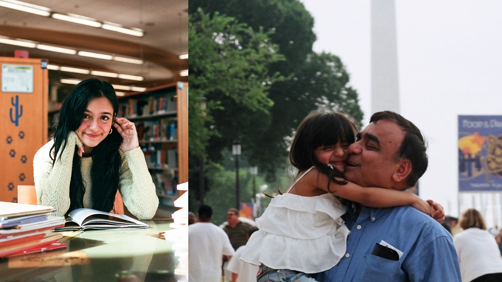 Emily Bhatnagar, Emily Bhatnagar and her father Mike Bhatnagar