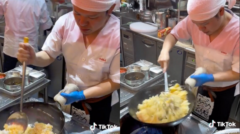 ‘Magician with a wok’ wows TikTok with his fried rice cooking skills