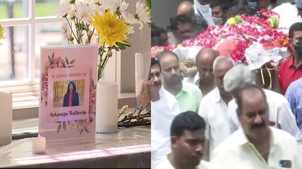 Aishwarya Thatikonda laid to rest in India