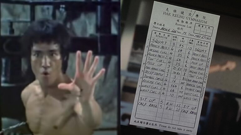 Here’s what Bruce Lee’s training routine looked like