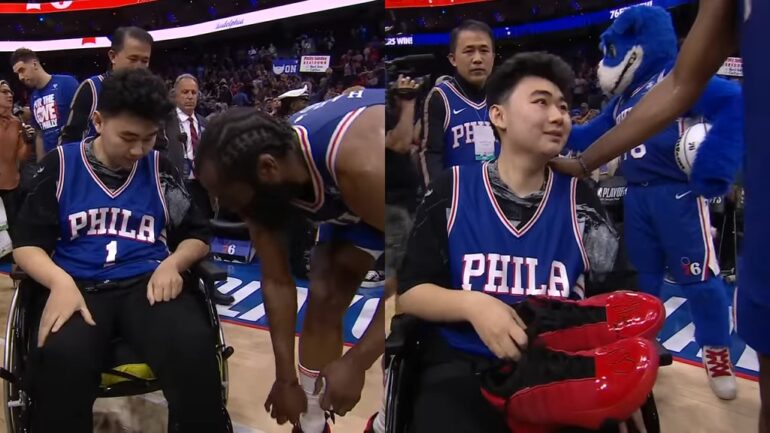 James Harden fulfills promise to Michigan State shooting survivor John Hao