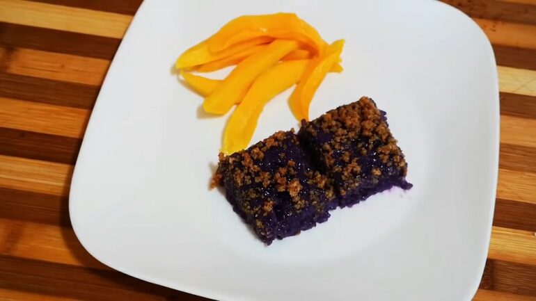 Everything you need to know about the Philippines’ ube-flavored sticky rice dessert