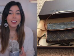 Cara Nicole, Louis Vuitton bag