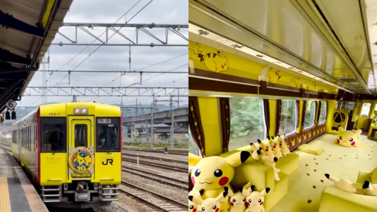 ‘Pikachu-chu’: Pikachu-themed train in Japan goes viral