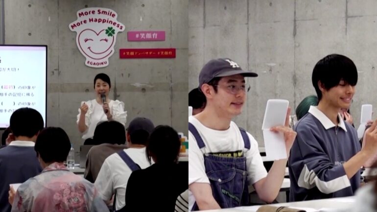 Japanese coach offers hour-long lessons on how to smile to Gen Z students for $55