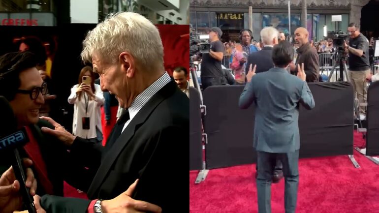 Watch: Ke Huy Quan surprises Harrison Ford at ‘Indiana Jones’ movie premiere