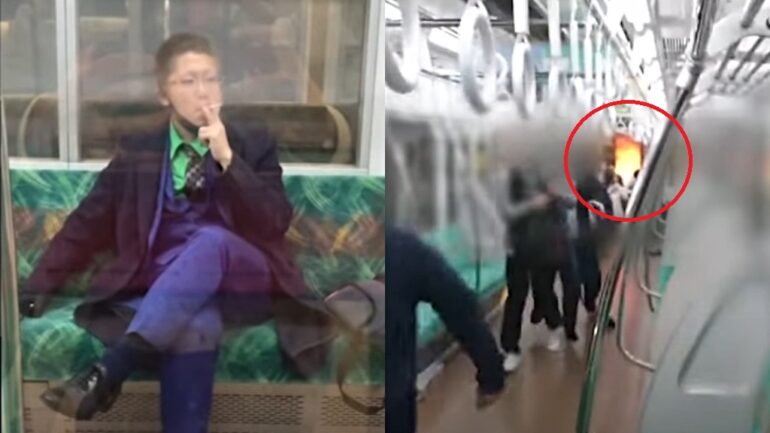 ‘Joker’ suspect accused of setting fire on Tokyo train denies attempted murder by arson
