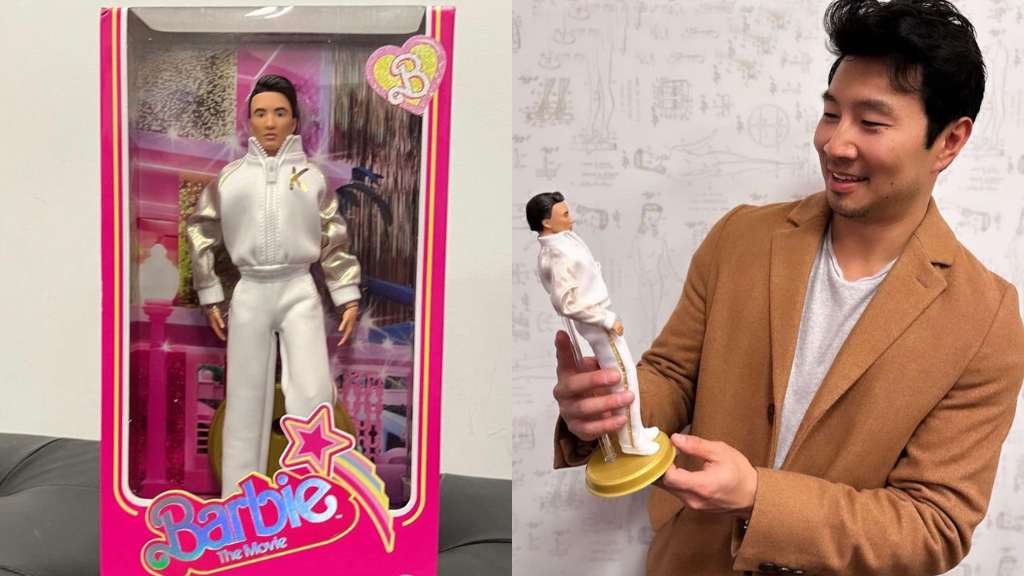 Barbie' star Simu Liu shows off his official Ken doll