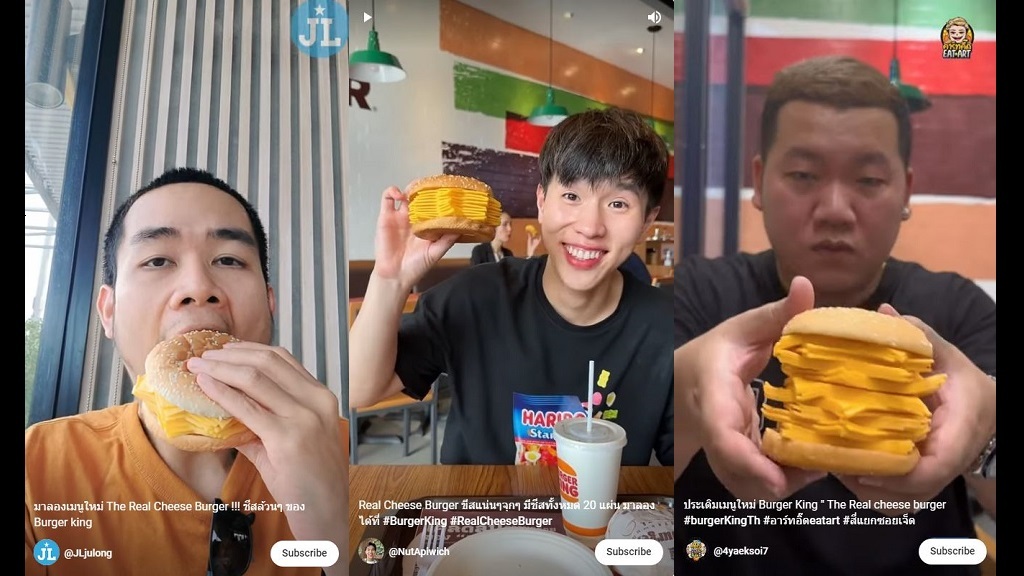 Burger King Thailand Introduces ‘real Cheeseburger With 20 Cheese Slices No Meat 