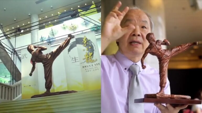 Chinese American Museum exhibit unveils life-size Bruce Lee statue