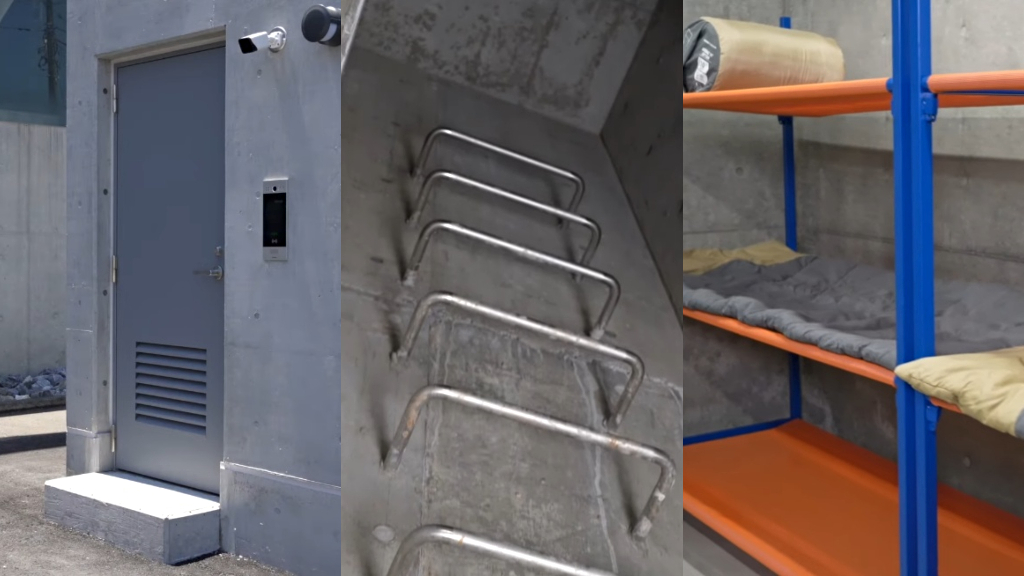 Japanese nuclear shelter