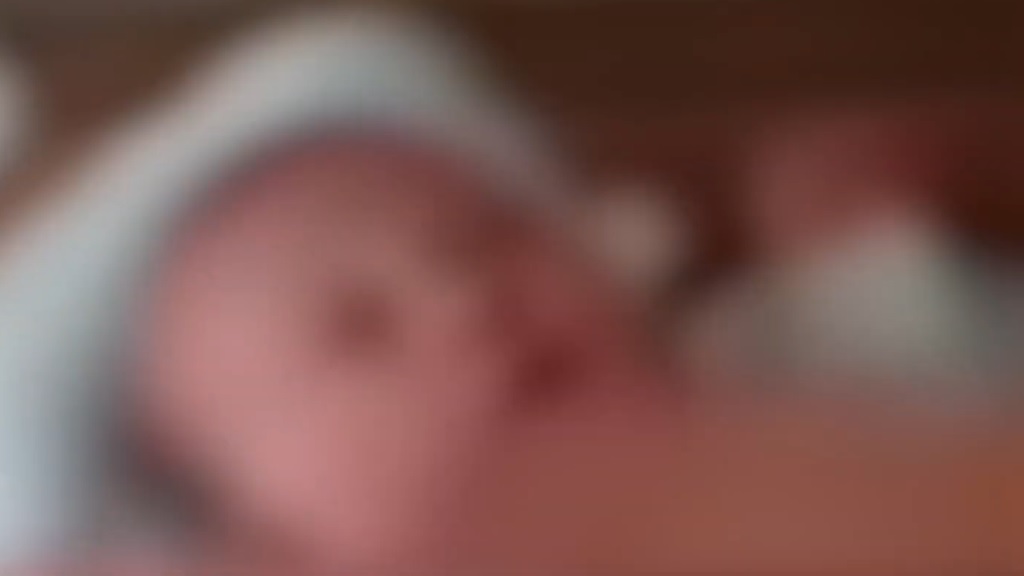 Blurred image of an infant