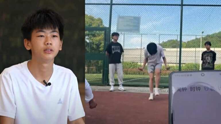 Chinese teen breaks jump-rope world record with 374 skips in a minute