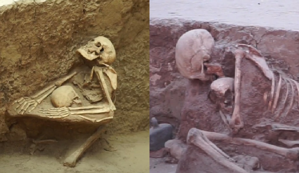 1,500-Year-Old Skeletons Found Locked in Embrace in Chinese