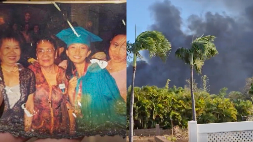 Aubrey Vailoces' recovered photo, Hawaii wildfire