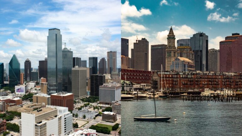 Dallas and Boston rated safest large US cities in new poll 