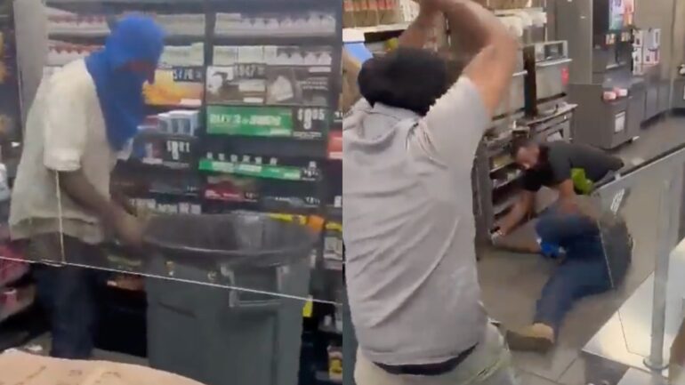 Sikh store owner goes viral for beating armed robber with stick in California