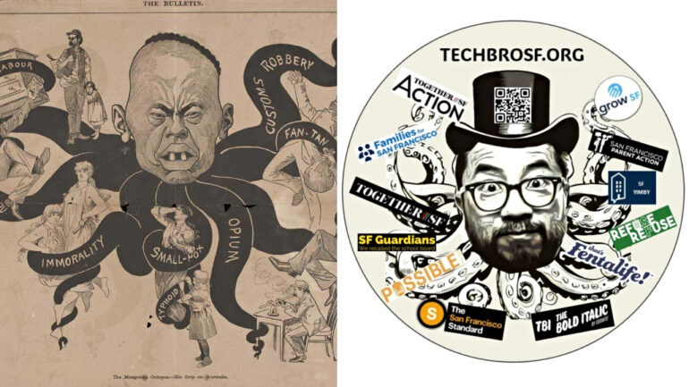 Y Combinator CEO cartoonized to allegedly mimic Chinese Exclusion Act-era poster in ‘racist’ critique