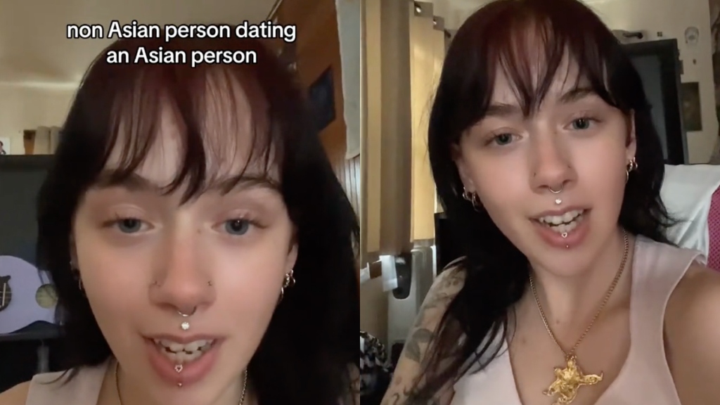 White woman calls out white people assumptions about her dating an Asian man