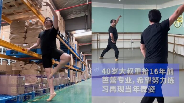 Man resumes ballet after 17-year break, inspires others to keep their dreams