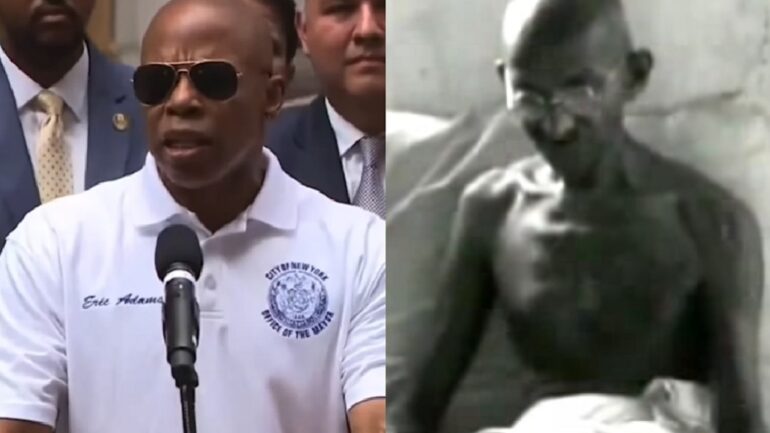 NYC Mayor Eric Adams says he is ‘Gandhi-like’ at India Indepedence Day ceremony