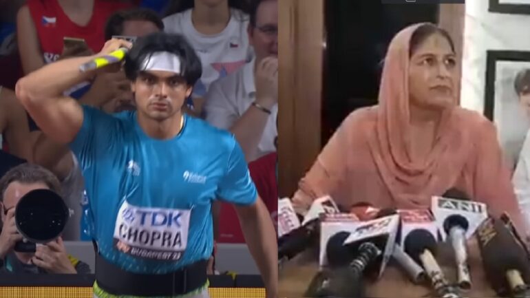 Neeraj Chopra’s mom wins the internet for comments about her son’s victory over Pakistani player