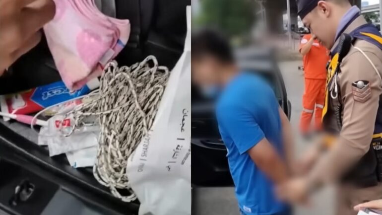 Car collision in Thailand miraculously saves Chinese woman from kidnapper