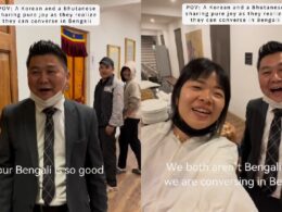 Korean woman, Bhutanese man go viral for speaking fluent Bengali