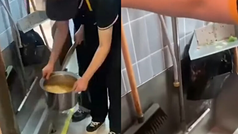Restaurant in China sparks outrage after patron films how they make orange juice