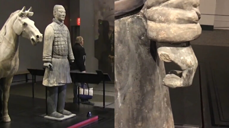 Delaware man who stole thumb from terracotta warrior statue receives sentence